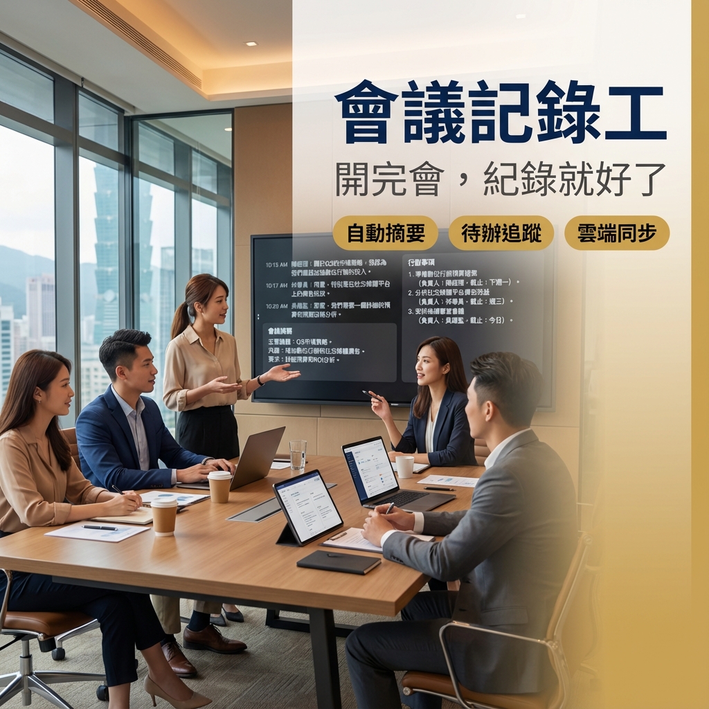 智慧會議秘書 AI
