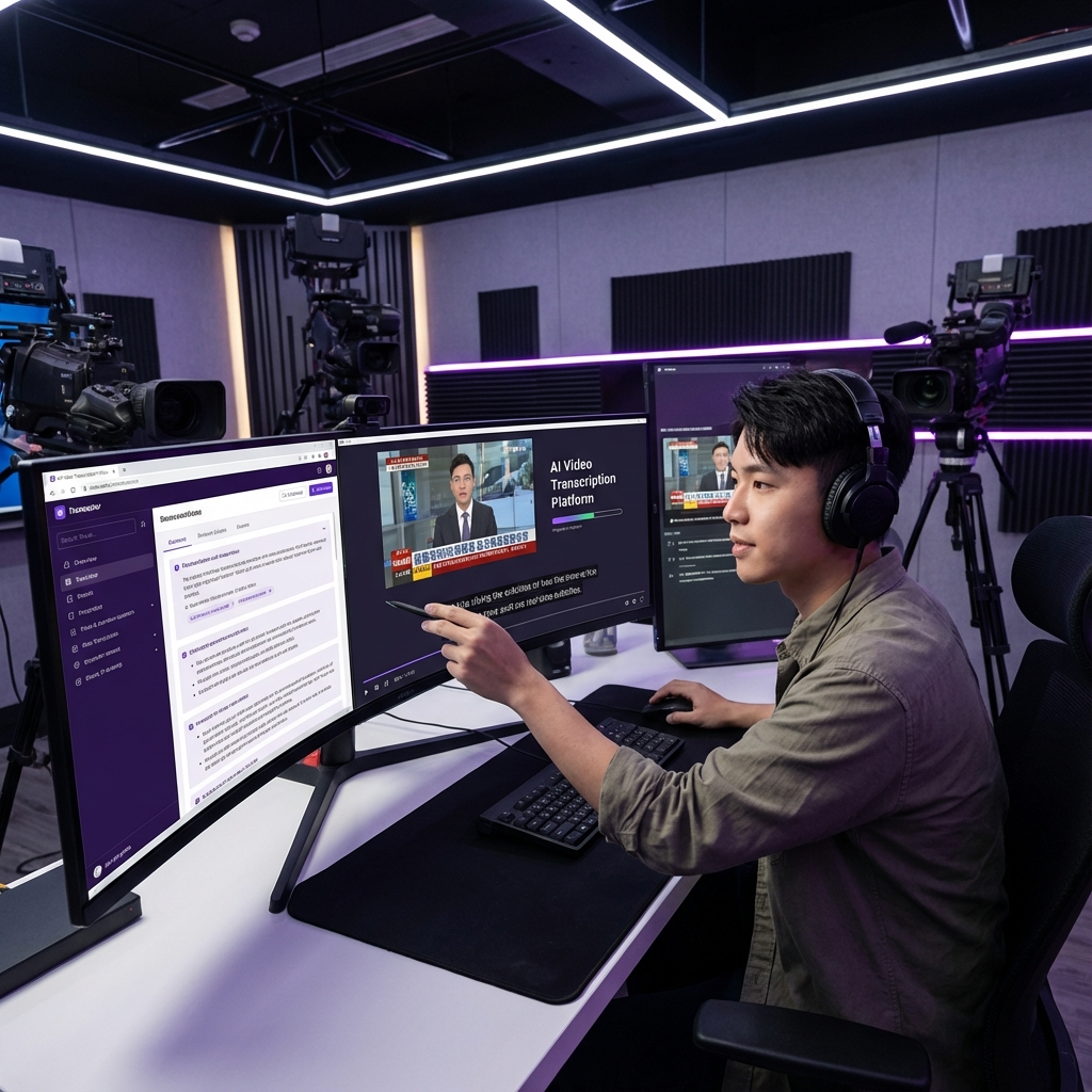 影音內容智能轉錄平台