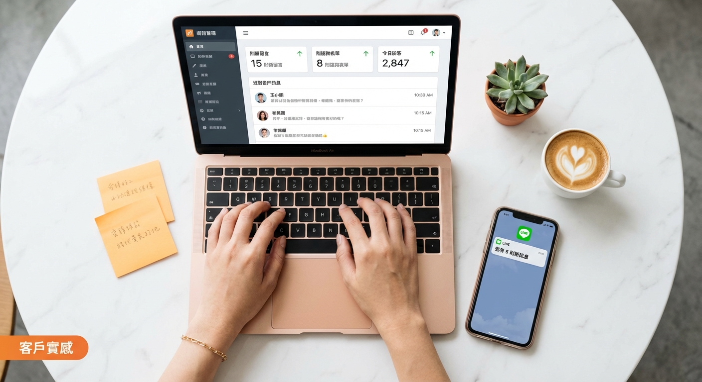 筆電數據上漲，手機通知不斷湧入